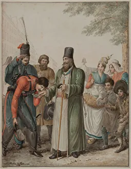 Bivouac Prints: Occupation russe à Paris (Russian Cossacks in Paris)