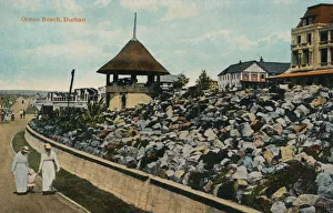 Coastal Resort Gallery: Ocean Beach, Durban, c1914