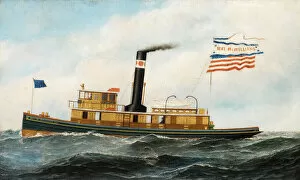 Dane Collection: The Ocean-Going Tug 'May McWilliams', ca. 1895. Creator: Antonio Jacobsen