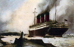 Ocean Liner Gallery: The ocean liner RMS Berengaria, 20th century