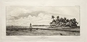 Charles Meryon French Prints: Oceanie, 1845. Creator: Charles Meryon (French, 1821-1868)