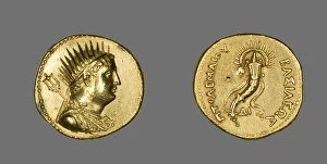 Hellenistic Gallery: Octadrachm (Coin) Portraying King Ptolemy III Euergetes, Ptolemaic Period (221-205 BCE)