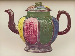 Salt Glaze Prints: An Octagonal Salt-Glaze Teapot, c1770