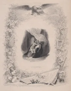 Embrace Prints: Octavie, from The Songs of Beranger, 1829. Creator: Melchior Peronard