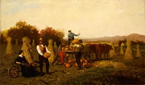 Wheelbarrow Gallery: October, 1867. Creator: John Whetten Ehninger
