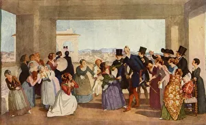 October Celebration in Rome, c1842, (1965). Creator: Aleksandr Ivanov