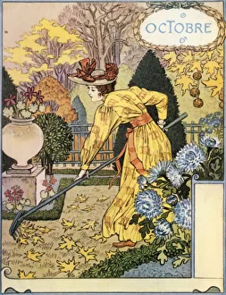 Autumnal Gallery: Octobre, 1896. Creator: Eugene Samuel Grasset
