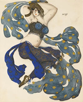 Sergei Dyagilev Collection: Odalisque. Costume design for the ballet Sheherazade by N. Rimsky-Korsakov