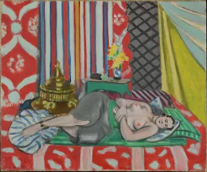 Colourfulness Prints: Odalisque with Grey Trousers, 1926-1927. Creator: Matisse, Henri (1869-1954)