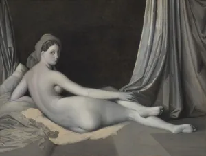 Odalisque in Grisaille, ca. 1824-34. Creator: Jean-Auguste-Dominique Ingres Odalisque in Grisaille, ca. 1824-34. Creator: Jean-Auguste-Dominique Ingres