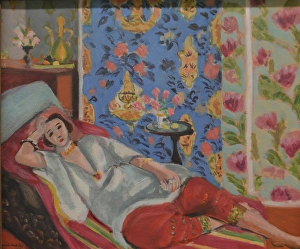 Odalisque Prints: Odalisque in Red Trousers, early-mid 20th century. Creator: Henri Matisse