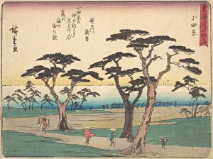 Reisho Tokaido Gallery: Odawara, ca. 1838. ca. 1838. Creator: Ando Hiroshige