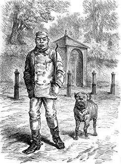 Odd Sketches at the Zoological Gardens: Like Master Like Man, 1881. Creator: Unknown