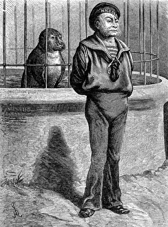 Regents Park Prints: Odd Sketches at the Zoological Gardens: Messmates, 1881. Creator: Unknown