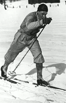 Winning Gallery: Oddbjorn Hagen, Norwegian cross-country skier, Winter Olympics, Garmisch-Partenkirchen, 1936