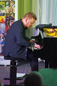 Oddgeir Berg, Watermill Jazz Club, Dorking, Surrey, 3 Sept 2019. Creator: Brian O Connor