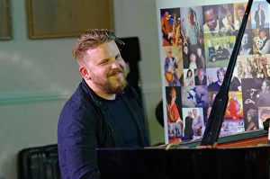Oddgeir Berg, Watermill Jazz Club, Dorking, Surrey, 3 Sept 2019. Creator: Brian O Connor