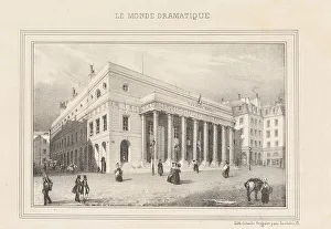 Odeon Prints: The Odéon-Théâtre de l'Europe, Paris, Mid of the 19th century. Creator: Anonymous