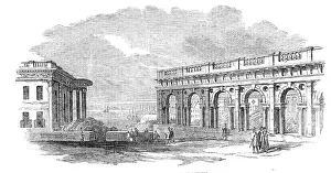 Exchange Prints: Odessa - Colonnade of the New Exchange, 1854. Creator: Unknown