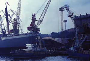 Odessa Harbour, Ukraine, 20th century. Artist: CM Dixon