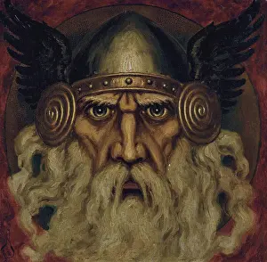 Viking Age Prints: Odin, 1927
