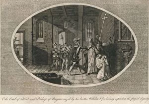 Ashburton Gallery: Odo, Earl of Kent and Bishop of Bayeux, seized by his brother William I, 1082 (1793)