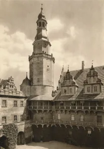 Silesia Prints: Oels (Schlesien) - Courtyard of the Castle, 1931. Artist: Kurt Hielscher