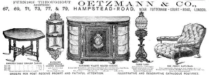 Oetzmann And Company Prints: Oetzmann & Co. furniture, 1883. Creator: Unknown