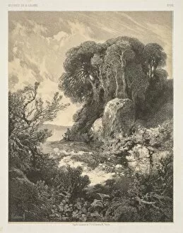 Alexandre Calame Collection: Oeuvres de A. Calame: No. 52. Creator: Alexandre Calame (Swiss, 1810-1864); F. Delarue, r