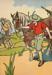 More About The Empire Prints: Off to the Gold-Fields, 1912. Artist: Charles Robinson