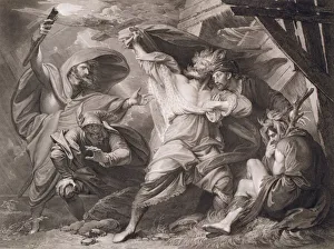 Boydell John And Josiah Collection: Off, off, you lendings-Come unbutton here (Shakespeare, King Lear, Act 3, Scene 4), 1793