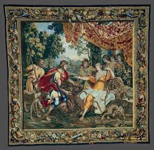 Boar Gallery: The Offering of the Boars Head, from The Story of Meleager and Atalanta, Brussels