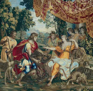 The Offering of the Boars Head, from The Story of Meleager and Atalanta, Brussels