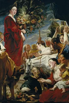 The Offering to Ceres. Artist: Jordaens, Jacob (1593-1678)