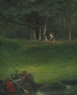 Offering to the God Pan, 1855. Creator: Paul Delaroche (French, 1797-1856)