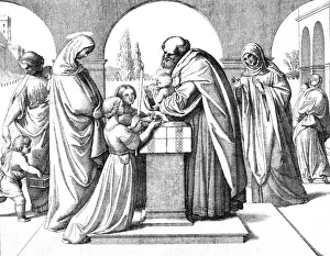 The offering of Jesus at the Temple, c1870