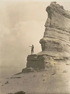Tewa Prints: The offering-San Ildefonso, c1927. Creator: Edward Sheriff Curtis