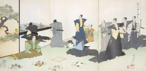 Offerings of Food, 19th Century. Creator: Japanese School (19th century)