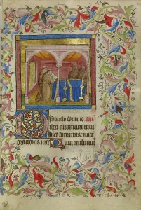 Priests Prints: Office of the Dead; Book of Hours, about 1400-1410. Creator: Unknown