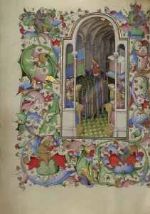 Priests Prints: Office of the Dead; Book of Hours, about 1450-1455. Creator: Master of Guillebert de Mets