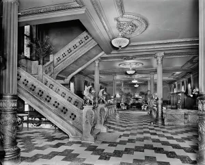 Foyer Prints: Office and foyer, Murray Hill Hotel