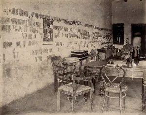 Quarantine Prints: The office of an officer who works for the Karachi Plague Committee