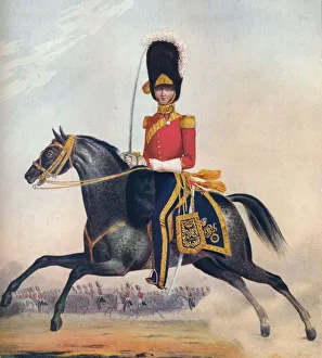 Dragoon Prints: Officer of the 2nd (R. N. Brit. ) Dragoons, c1833. (1914)