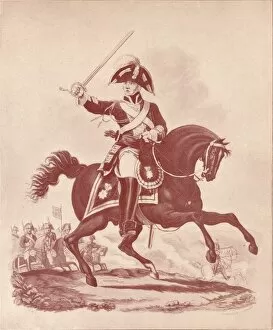 Officer, 2nd Regiment Life Guards (Waterloo Period), 1812-1815 (1909). Artist: Joseph Constantine Stadler