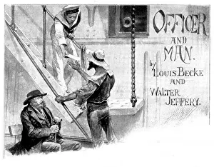 Passenger Prints: Officer and Man, 1898. Creator: Unknown