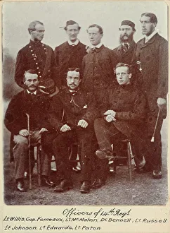 Settlers Prints: Officers of 14th Regt. - Willis
