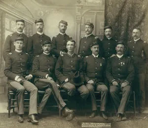 Grabill Prints: Officers of the 9th Cavalry, 1891. Creator: John C. H. Grabill