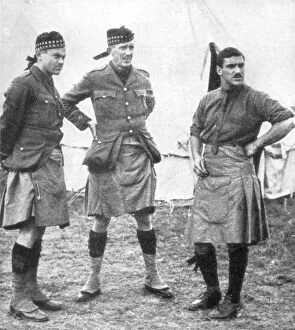 Officers of the Canadian Highlanders, 1915