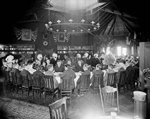 Waiter Prints: Officers club, National Cash Register, Dayton, Ohio, (1902?). Creator: Unknown