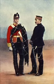 Trousers Collection: Officers of the Highland Light Infantry, 1901. Creator: Gregory & Co
